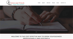 Desktop Screenshot of jamieandfriends.com